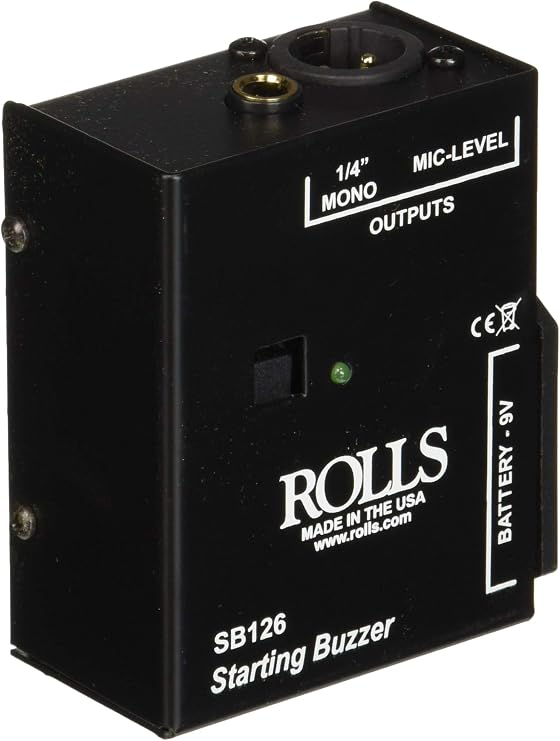 ROLLS Starting Buzzer/Tone Generator, Black, 1x1x1