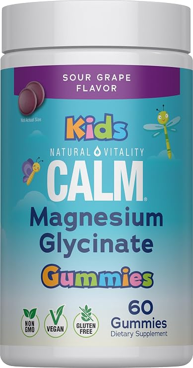 Natural Vitality Kids Calm | Magnesium Glycinate Gummies