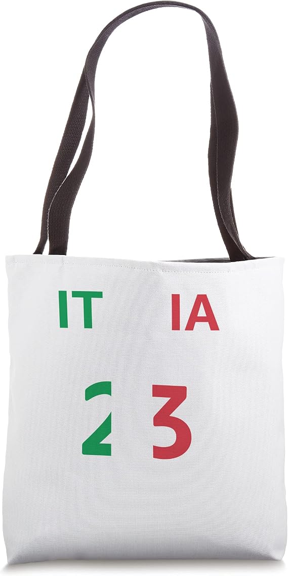 Flag Italia Tote Bag