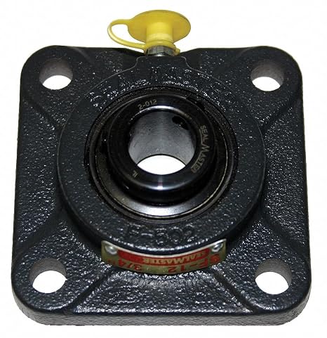 SF-20 (700445), 1-1/4 INCH BORE, 4 Bolt, CAST Iron HOUSING, Flange Bearing, Set Screw Lock, Standard Duty