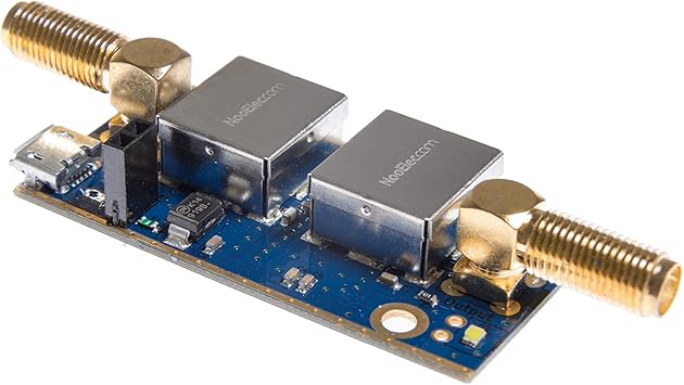NooElec SAWbird+ GOES Barebones - Premium Saw Filter & Cascaded Ultra-Low Noise LNA Module for NOAA GOES/LRIT/HRIT/HRPT Applications. 1688MHz Center Frequency