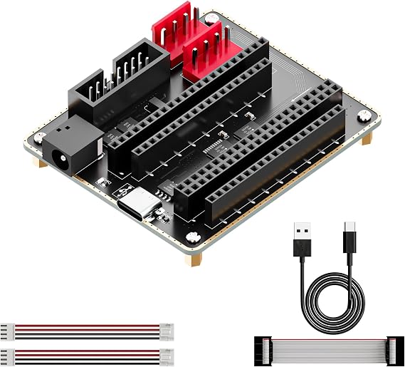 RGB Matrix Adapter for ESP32, HUB75, Dual 5V Input