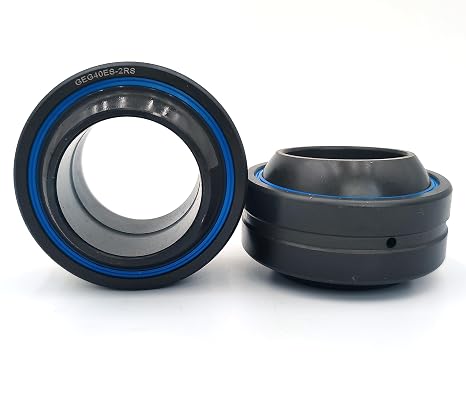 GEG45ES-2RS Spherical Bearing, Spherical Plain Bearings High Carbon Chromium Bearing Steel Spherical Bearing Plain Radial (45mm75mm43mm Packing:2Pcs