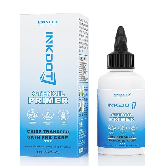 Tattoo Stencil Gel, 8oz Professional Grade for Tattoo Beginners and Professionals, Gentle on Skin Sharp & Long-Lasting Transfer Tattoo Supplies