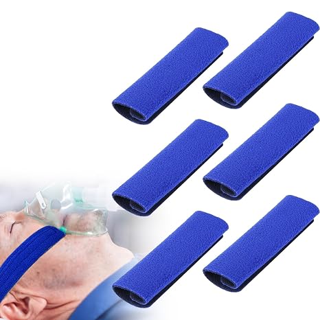 Headgear Strap Covers for CPAP 6 Pcs Universal CPAP Straps Comfort Pads for CPAP Mask Face Pads Reducing Indentation