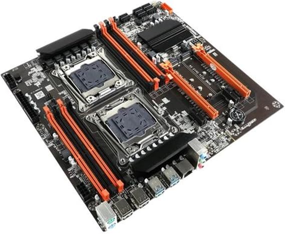 X99 2 CPU Motherboard supports LGA 2011 and 2011 3 on X99 Chipset DDR4 2 CPU