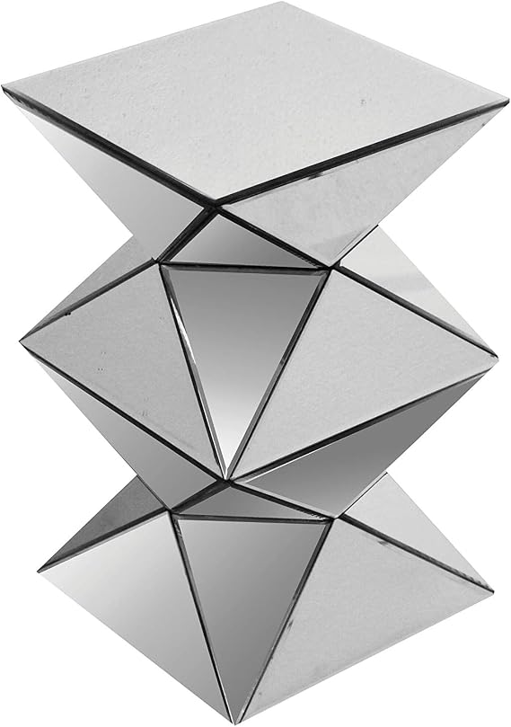 ACME Nyoka Pedestal Stand - 97308 - Mirrored