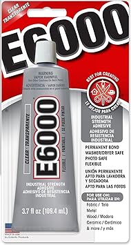 Eclectic Products 230012 3.7 oz Amazing E-6000 Craft Adhesive Uncarded, Clear 2 Pack