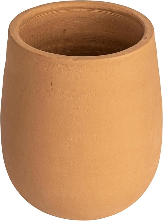 Creative Co-Op Orange Terracotta Crock