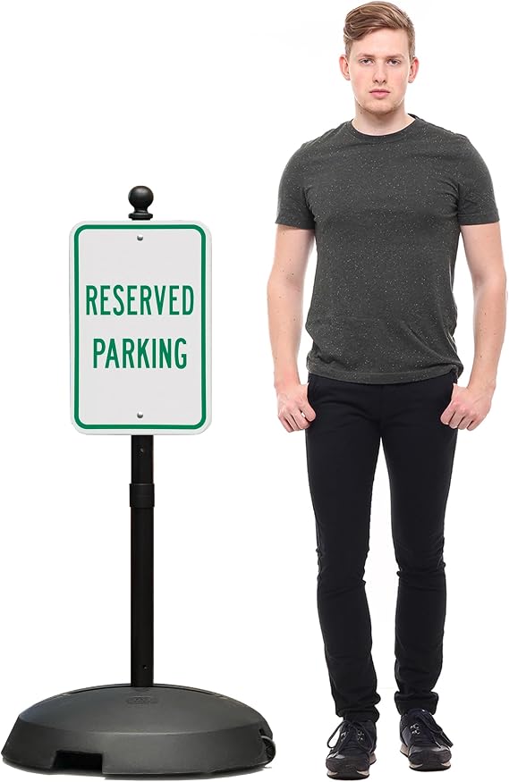 Tip and Roll Portable Sign Pole