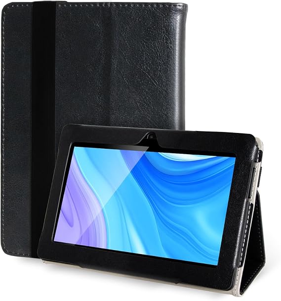 7 Inch Android 11 Tablet - 2GB+32GB, HD IPS Display, GMS, Dual Camera, WiFi With Case (Black)