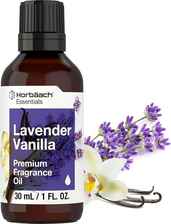 Horbaach Lavender Vanilla Fragrance Oil | 1 fl oz (30ml) | Premium Grade
