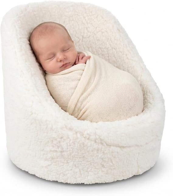Child Photography Propsi14 Cotton Newborn Photo Sofa Seat Mini Posing Cushion i14 White i14