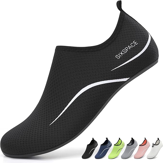 Sixspace Water Shoes Aqua Shoes Quick-Drying Breathable Surf Shoes for Swimming Beach Bathing for Men and Women UK Size 2 - 13 / EU Size 34 - 47