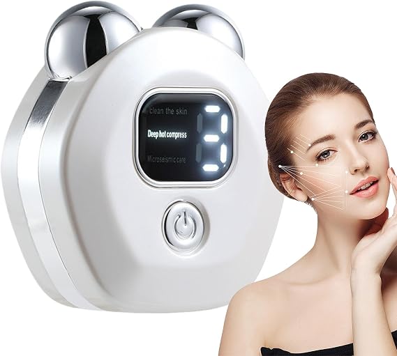 Microcurrent Face Lift Device - Beauty Massager for Face | Skin Toning Device for Home Travel, Electric Facial Sculpting Roller Massage Tool