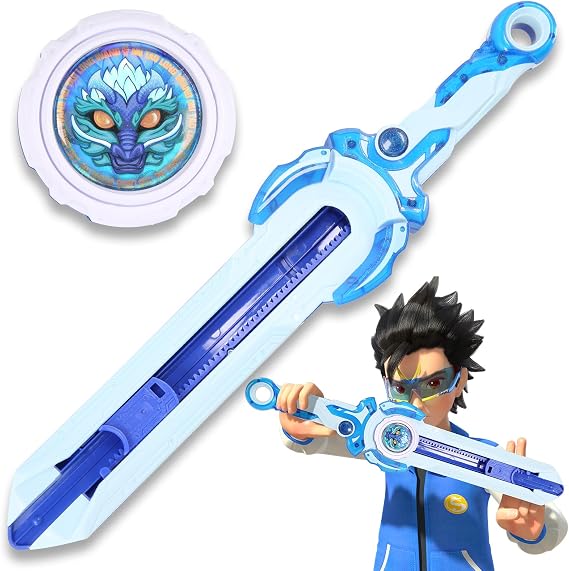 INFINITY NADO Mini Sword Launcher Spinning Top Set, Ages 5+