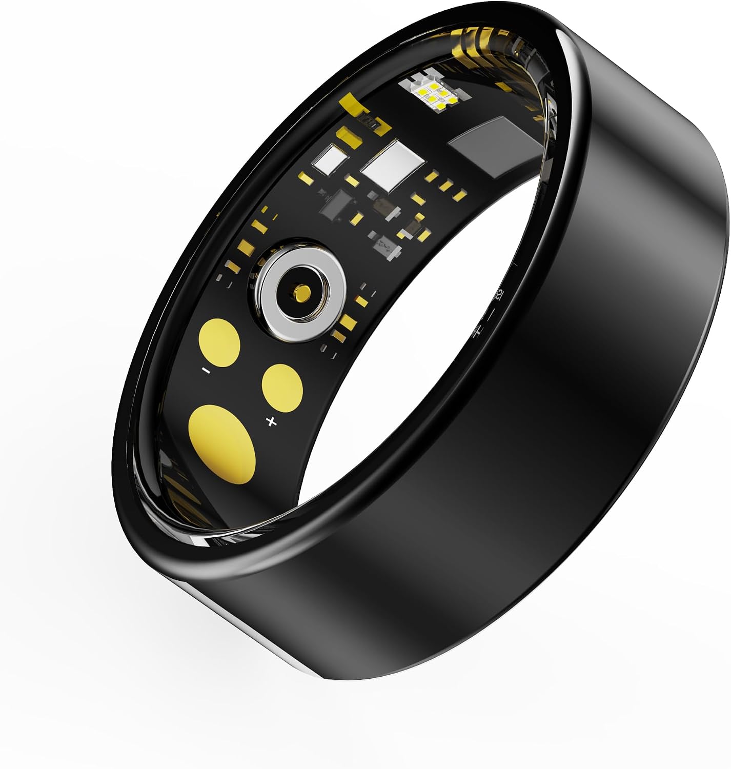 2025 Upgraded Smart Ring for Women&Men,IP68 Waterproof Fitness Tracker with Heart RateBlood OxygenSleepStepCaloriesDistance Monitor,No Subscription Fee,Compatible with iOS&Android Black, 10