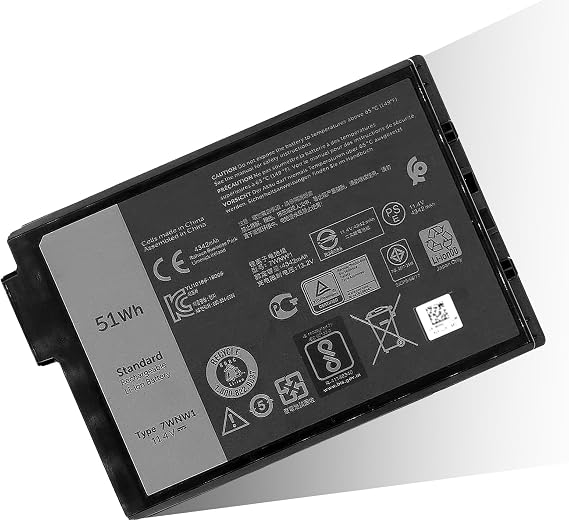 7WNW1 Laptop Battery for Dell Latitude 5420 5424 7424 Rugged Extreme