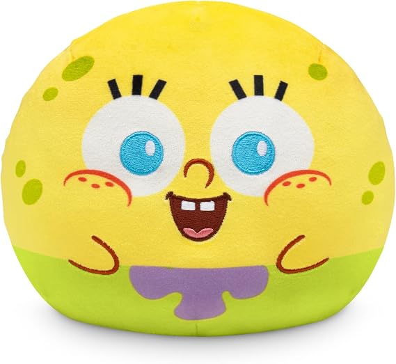 TeeTurtle Spongebob Squarepants 6" Reversible Plushie - Spongebob Squarepants and Patrick Star - Bikini Bottom Buddies - Cute Kawaii Soft Stuffed Animal