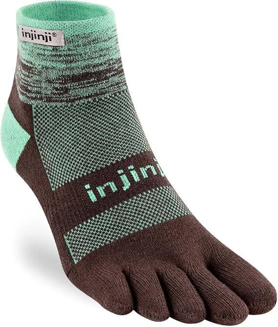 injinji Men's Trail Midweight Mini Crew Toesocks
