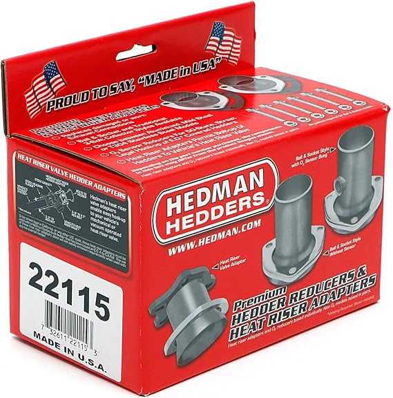 HEDMAN Street - 3" COLLECTOR TO 2-1/2" EXHAUST BALL & SOCKET STAINLESS (22115)