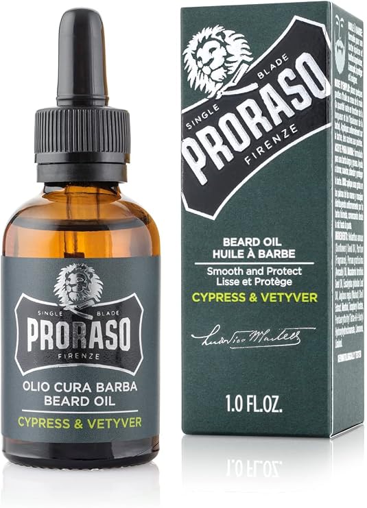 Proraso Beard Oil / Beard Care Oil Cypress Vetyver, 30 Ml