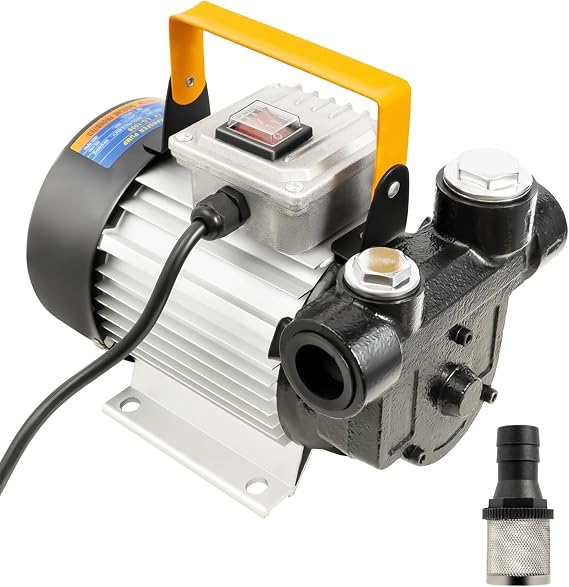 Diesel Pump 220 V 550 W Electric Oil Pump Diesel Delivery Self-priming Oil Suction Pump 60 L min 2800 rpm with Filter Transfer Pump Oil Pump Diesel Fuel Transfer Pump Fuel Pump