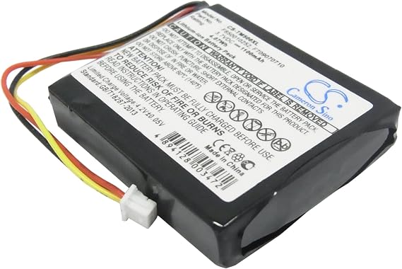 Replacement Battery for TomTom One Regional 4N01.002 4N00.005 One 3rd Edition Dach 4N00.006 One XL Europe 4N01.003 One 4N00.012 One IQ One Europe Rider 4N00.004.2 F650010252 F709070710 (1100mAh)