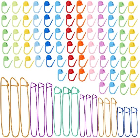 118 Pcs Stitch Markers for Crocheting Knitting Stitch Holders for Knitting