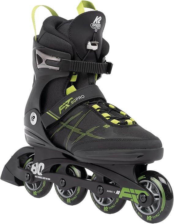 K2 F.I.T. 80 Pro Black Mens Inline Skates