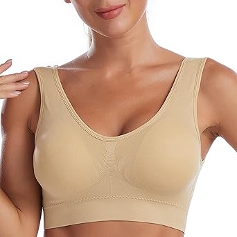 Sports Bras for Women High Support Plus Size Padded Supportive Running Workout Push Up High Impact Sports Bra