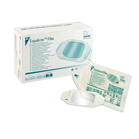 3m Tegaderm Transparent Film Dressing 2.375" x 2.75"/Picture Frame Style/Box of 100
