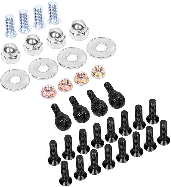 Hardware Pack for Green Egg Half Side Shelve,Screw Replacement Kit for Half Grill Mates of S/M/L/XL/2XL Green Egg Grill (Screw Kit for Only One Side Shelve)