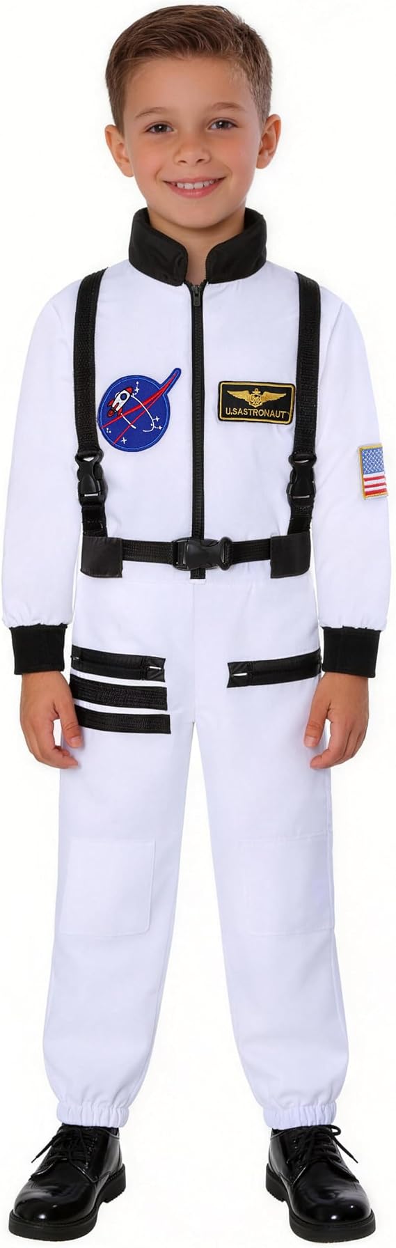 Astronaut Costume Kids Space Suit Outfit for Boys Career Day