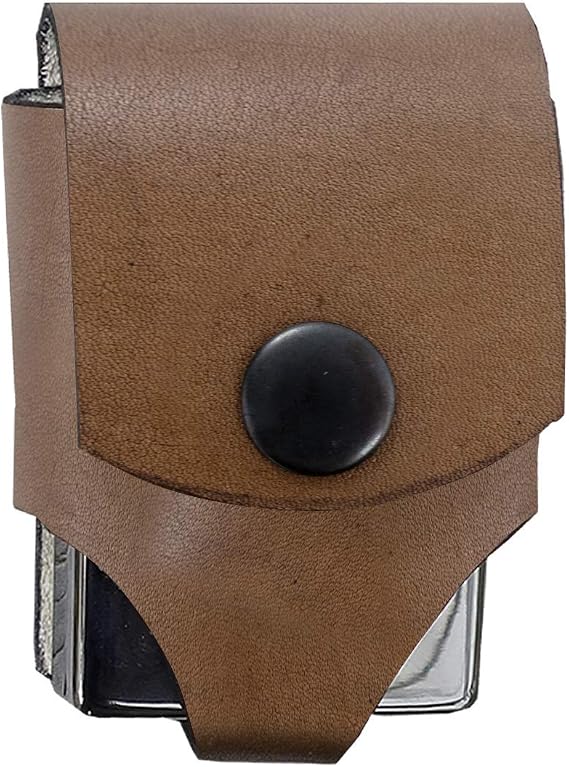 for Zippo Genuine Leather Heavy Duty Pouches Lighter Holder Case Handmade Pouch Accessories by Ebsem