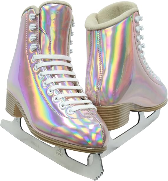 Jackson Softec Mirage Womens/Girls Ice Figure Skates | Comfortable Figure Skates for Ice Skating & Recreational Figure Skating, Ice Skates for Kids/Toddler Ice Skates-Medium Width