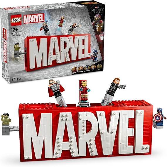 LEGO Marvel: MARVEL Logosu ve Minifigürleri 76313