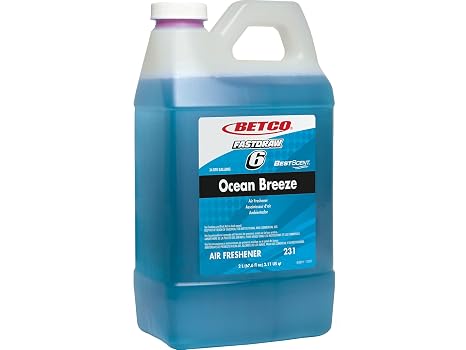 Betco 2314700 BestScent Air Freshener, Ocean Breeze Scent, 67.6 Oz., 4/Carton