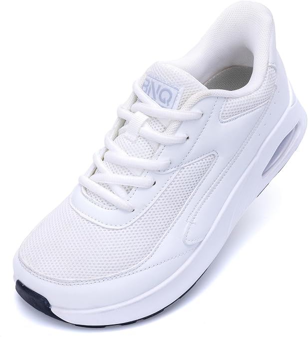 Wide Toe Box Womens Arch Support Walking Shoes Wide Width Slip On Sneaker for Foot Pain Relief Comfortable Plantar Fasciitis Tennis Shoes Size 6-11