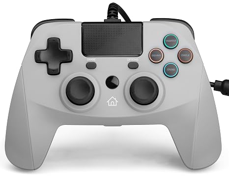 Snakebyte Game: Pad 4 S - Grey - for Use with PS4/Slim/Pro - PlayStation 4