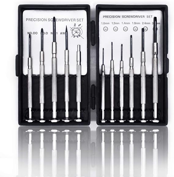 11pcs Mini Precision Screwdriver Set, Small Screwdriver Set for Electronics, Toys, Computer, Watch Repair