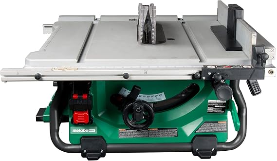Metabo HPT Table Saw, 36V MultiVolt 10 Inch Cordless, C3610DRJQ4 | Battery Not Included, Brushless Motor, 40-Tooth Carbide Tipped Blade, Precision Bevel Cuts, High Rip Capacity