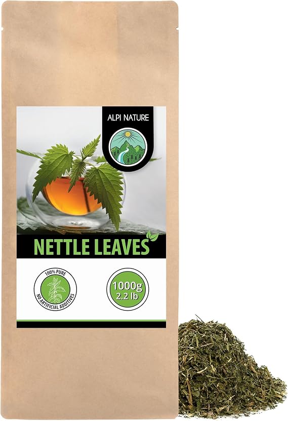 Alpi Nature Nettle Tea 1kg 2.2 lb, Dried and Cut Nettle Leaves for Herbal Tea, Urtica dioica