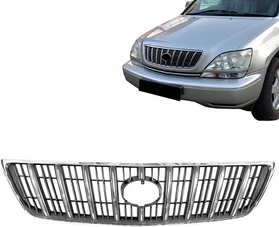 CarPartsDepot Front Grille Grill Fits Lexus RX300 LX1200109 00-03 Chrome