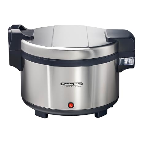 Proctor Silex Commercial 37580 Rice Warmer, Double-Wall Insulated, Maintain Food Safe Temperatures Up to 12 Hours, Conforms to NSF, Compatible with 37560R Rice Cooker