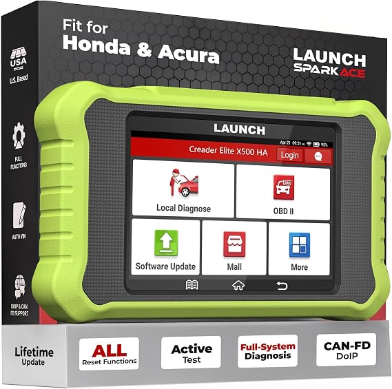 LAUNCH Creader Elite X500 for Honda OBD2 Scanner Bi-Directional Scan Tool