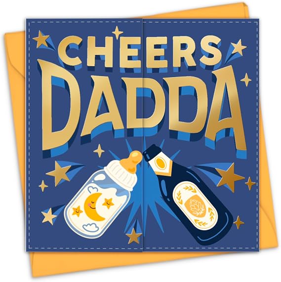 Funny First Fathers Day Card From Toddler, Baby, Kids, Son or Daughter