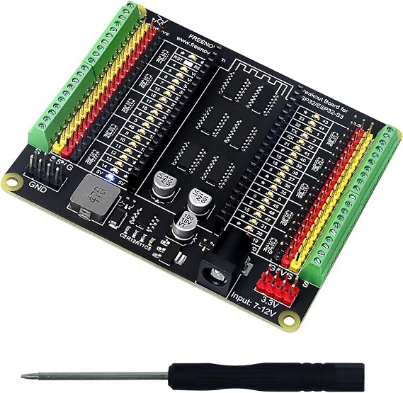 Freenove Breakout Board for ESP32 ESP32-S3 Development Board Protoboard