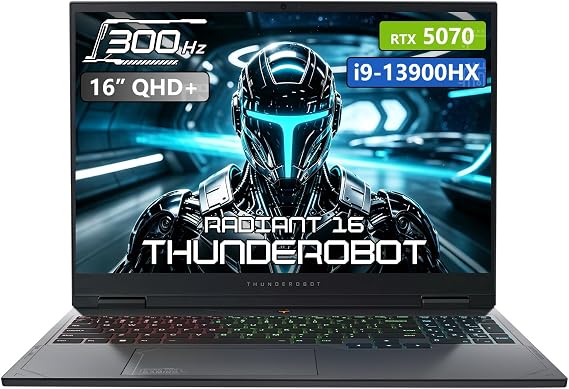 THUNDEROBOT Radiant 16 Intel Core i9-13900HX 5070 32GB + 1TB Gaming Laptop