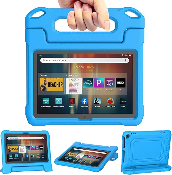 TrendGate Fire HD 8 Tablet Case Kids (12th/10th Gen, 2024/2022/2020) - Blue